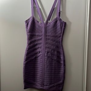 Lavender bandage dress